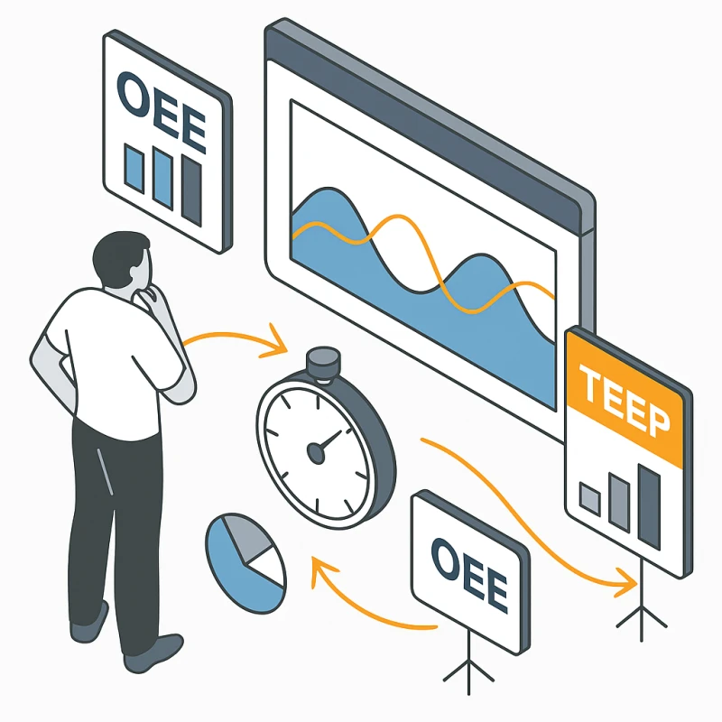 Imagen de Calculo Eficiencia: OEE, TEEP